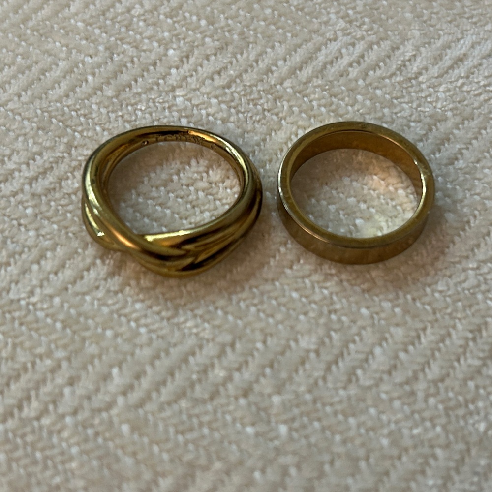 J. Crew 2 Rings Set - Picture 1 of 4